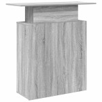 vidaXL Birou de recepție Gri Sonoma 100x40x104 cm Lemn prelucrat