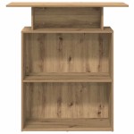 vidaXL Birou de recepție Stejar Artisan 100x40x104 cm Lemn prelucrat