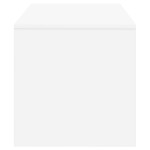 vidaXL Dulap TV alb 60x40x40 cm lemn prelucrat