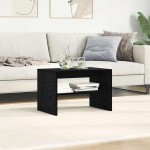 vidaXL Dulap TV Stejar Negru 60x40x40 cm Lemn prelucrat