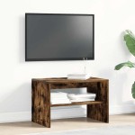 vidaXL Dulap TV Stejar afumat 60x40x40 cm Lemn prelucrat