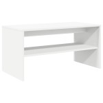 vidaXL Comodă TV, alb, 80x40x40 cm, PAL vidaXL Comodă TV, alb, 80x40x40 cm, PAL