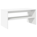 vidaXL Comodă TV, alb, 80x40x40 cm, PAL vidaXL Comodă TV, alb, 80x40x40 cm, PAL