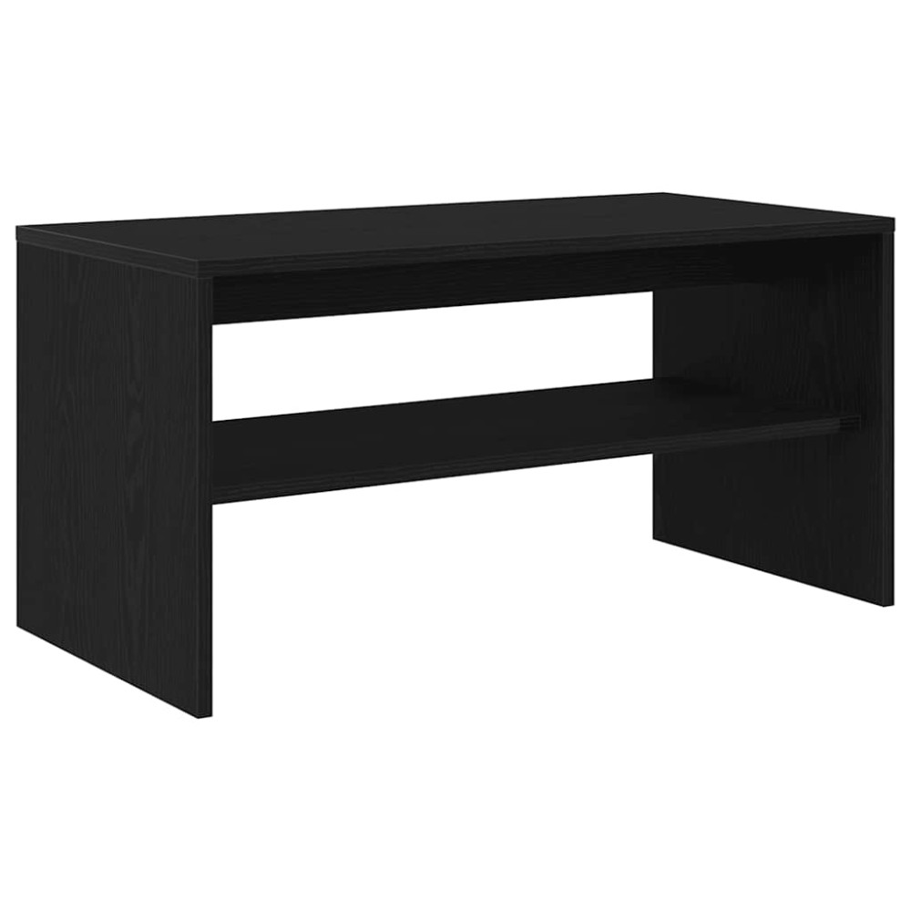 vidaXL Dulap TV Stejar Negru 80x40x40 cm Lemn prelucrat