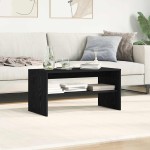 vidaXL Dulap TV Stejar Negru 80x40x40 cm Lemn prelucrat