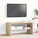 vidaXL Comodă TV, stejar Sonoma, 80x40x40 cm, PAL