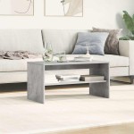 vidaXL Comodă TV, gri beton, 80x40x40 cm, PAL vidaXL Comodă TV, gri beton, 80x40x40 cm, PAL