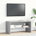 vidaXL Comodă TV, gri sonoma, 80x40x40 cm, lemn prelucrat vidaXL Comodă TV, gri sonoma, 80x40x40 cm, lemn prelucrat