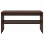 vidaXL Comodă TV, stejar maro, 80x40x40 cm, lemn prelucrat vidaXL Comodă TV, stejar maro, 80x40x40 cm, lemn prelucrat