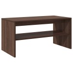 vidaXL Comodă TV, stejar maro, 80x40x40 cm, lemn prelucrat vidaXL Comodă TV, stejar maro, 80x40x40 cm, lemn prelucrat