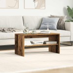 vidaXL Comodă TV, Lemn vechi, 80x40x40 cm, PAL vidaXL Comodă TV, Lemn vechi, 80x40x40 cm, PAL