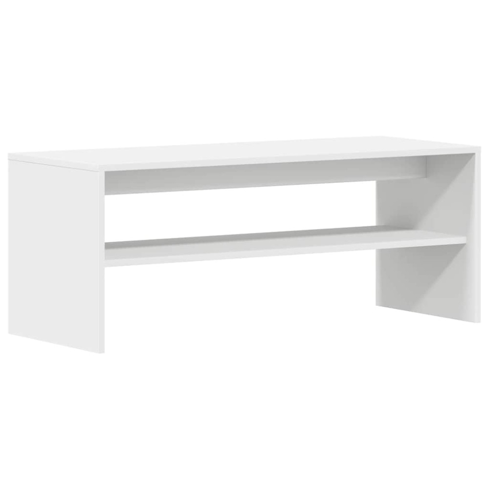vidaXL Comodă TV, alb, 100 x 40 x 40 cm, PAL