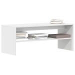 vidaXL Comodă TV, alb, 100 x 40 x 40 cm, PAL vidaXL Comodă TV, alb, 100 x 40 x 40 cm, PAL