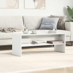 vidaXL Comodă TV, alb, 100 x 40 x 40 cm, PAL vidaXL Comodă TV, alb, 100 x 40 x 40 cm, PAL