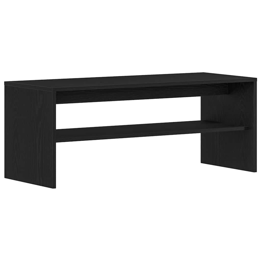 vidaXL Dulap TV Stejar Negru 100x40x40 cm Lemn prelucrat