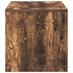 vidaXL Comodă TV, stejar fumuriu, 100x40x40 cm, lemn compozit vidaXL Comodă TV, stejar fumuriu, 100x40x40 cm, lemn compozit