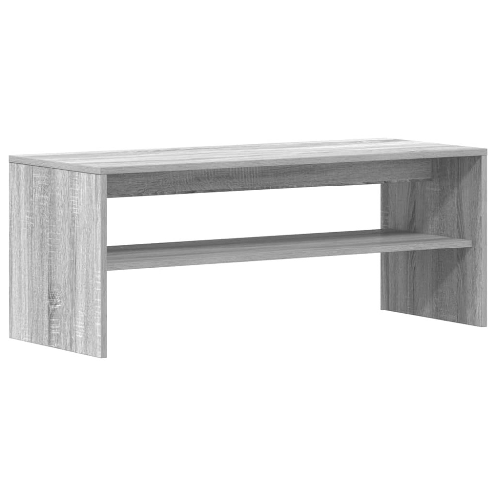 vidaXL Comodă TV, gri sonoma, 100x40x40 cm, lemn compozit