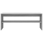 vidaXL Comodă TV, gri sonoma, 100x40x40 cm, lemn compozit vidaXL Comodă TV, gri sonoma, 100x40x40 cm, lemn compozit