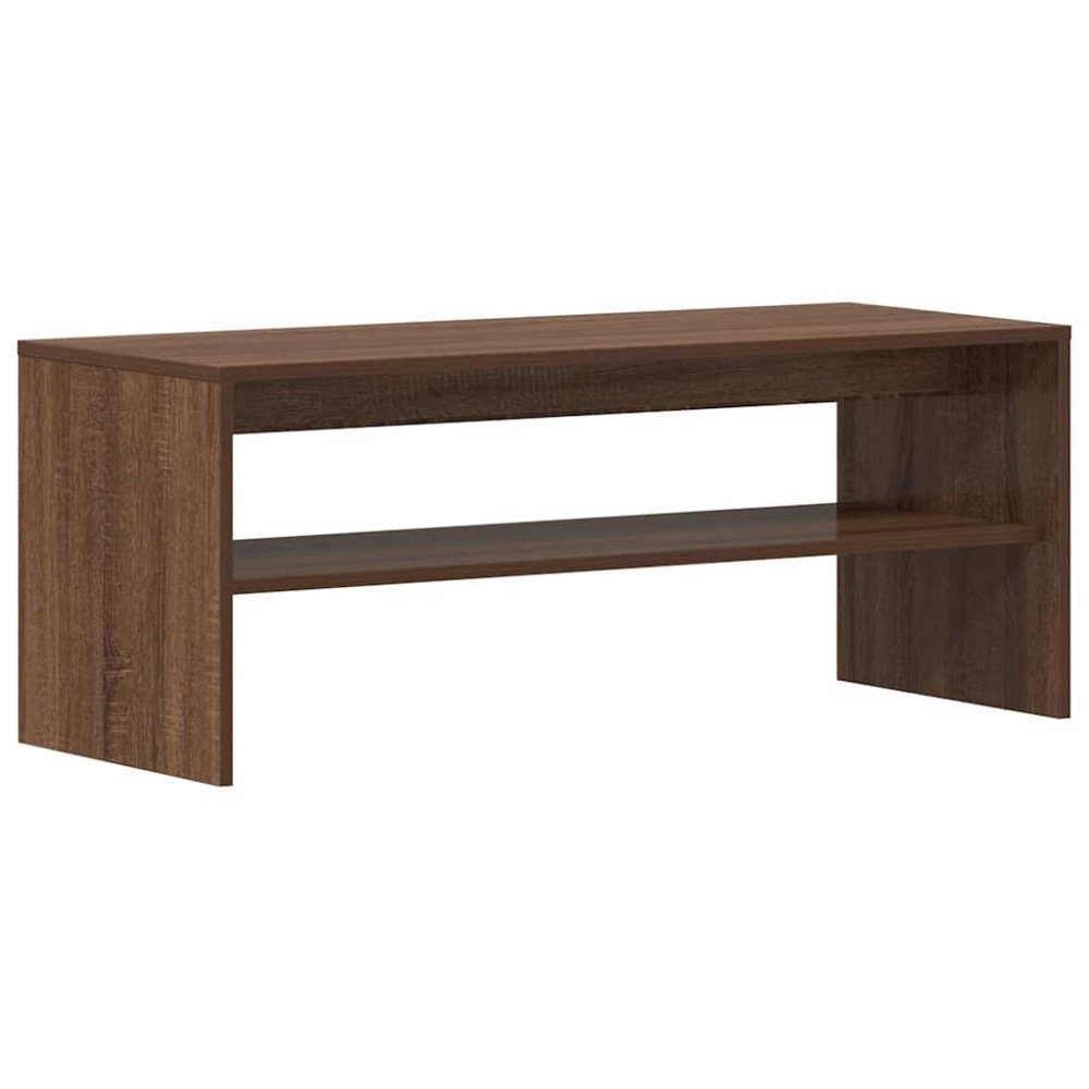 vidaXL Comodă TV, stejar maro, 100x40x40 cm, lemn compozit