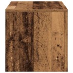 vidaXL Comodă TV, Lemn vechi, 100x40x40 cm, PAL vidaXL Comodă TV, Lemn vechi, 100x40x40 cm, PAL