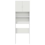 vidaXL Dulap pentru mașină de spălat alb 64x24x190 cm lemn prelucrat vidaXL Dulap pentru mașină de spălat alb 64x24x190 cm lemn prelucrat
