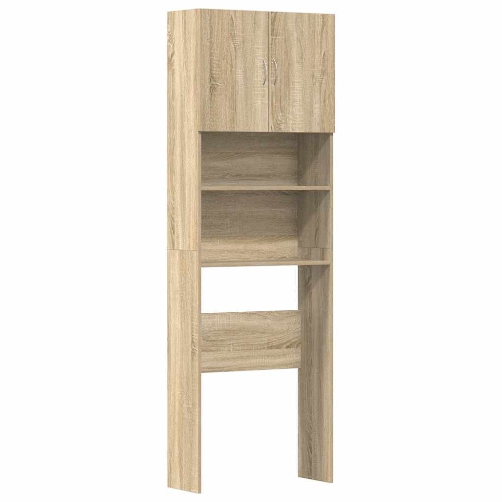 vidaXL Dulap mașină de spălat stejar sonoma 64x24x190cm lemn prelucrat