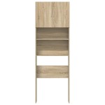 vidaXL Dulap mașină de spălat stejar sonoma 64x24x190cm lemn prelucrat vidaXL Dulap mașină de spălat stejar sonoma 64x24x190cm lemn prelucrat