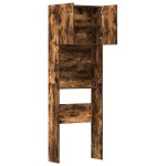 vidaXL Dulap mașină de spălat stejar afumat 64x24x190cm Lemn prelucrat vidaXL Dulap mașină de spălat stejar afumat 64x24x190cm Lemn prelucrat