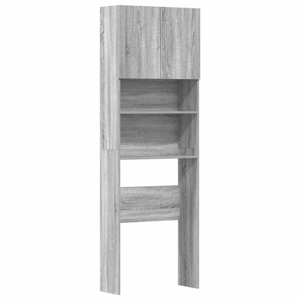 vidaXL Dulap mașină de spălat gri Sonoma 64x24x190 cm lemn prelucrat