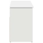 vidaXL Bancă de pantofi, alb, 102x30,5x45 cm, lemn prelucrat vidaXL Bancă de pantofi, alb, 102x30,5x45 cm, lemn prelucrat