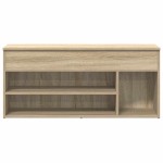 vidaXL Bancă de pantofi Stejar Sonoma 102x30,5x45 cm Lemn prelucrat vidaXL Bancă de pantofi Stejar Sonoma 102x30,5x45 cm Lemn prelucrat