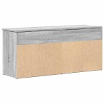 vidaXL Bancă de pantofi, gri sonoma, 102x30,5x45 cm, lemn prelucrat