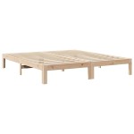 vidaXL Cadru de pat fără saltea, 160x200 cm, lemn masiv pin vidaXL Cadru de pat fără saltea, 160x200 cm, lemn masiv pin