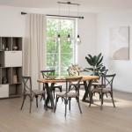 vidaXL Pat de zi fără saltea, maro ceruit, 90x200 cm, lemn masiv pin