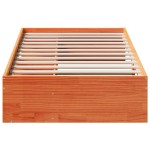 vidaXL Pat de zi fără saltea ceară maro 100x200 cm lemn masiv de pin vidaXL Pat de zi fără saltea ceară maro 100x200 cm lemn masiv de pin