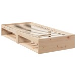 vidaXL Pat de zi fără saltea, 90x190 cm, lemn masiv de pin