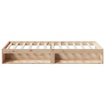 vidaXL Pat de zi fără saltea 75x190 cm din lemn masiv de pin