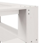 vidaXL Bibliotecă tăblie în formă de L, alb, 150 cm, lemn masiv de pin vidaXL Bibliotecă tăblie în formă de L, alb, 150 cm, lemn masiv de pin