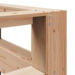 vidaXL Bibliotecă tăblie în formă de L 135 cm lemn masiv de pin