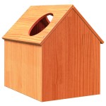 vidaXL Ceară pentru Casă pisici maro 41x50x50 cm Lemn masiv de pin vidaXL Ceară pentru Casă pisici maro 41x50x50 cm Lemn masiv de pin