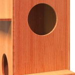 vidaXL Ceară pentru Casă pisici maro 43x43x90 cm Lemn masiv de pin