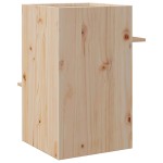 vidaXL Casă pentru pisici 43x43x60 cm din lemn masiv de pin
