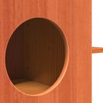 vidaXL Ceară pentru Casă pisici maro 51x35x30 cm Lemn masiv de pin vidaXL Ceară pentru Casă pisici maro 51x35x30 cm Lemn masiv de pin