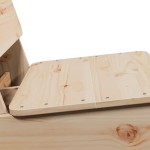 vidaXL Scaun de grădină, 60x64x70,5 cm, lemn masiv de pin