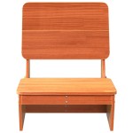 vidaXL Scaun de grădină, maro ceruit, 60x64x70,5 cm, lemn masiv de pin