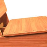 vidaXL Scaun de grădină, maro ceruit, 60x64x70,5 cm, lemn masiv de pin