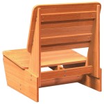 vidaXL Scaune grădină 2 buc maro ceară 60x64x70,5 cm lemn masiv de pin vidaXL Scaune grădină 2 buc maro ceară 60x64x70,5 cm lemn masiv de pin