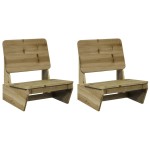 vidaXL Scaune de grădină 2 buc 60x64x70,5 cm Lemn impregnat de pin vidaXL Scaune de grădină 2 buc 60x64x70,5 cm Lemn impregnat de pin