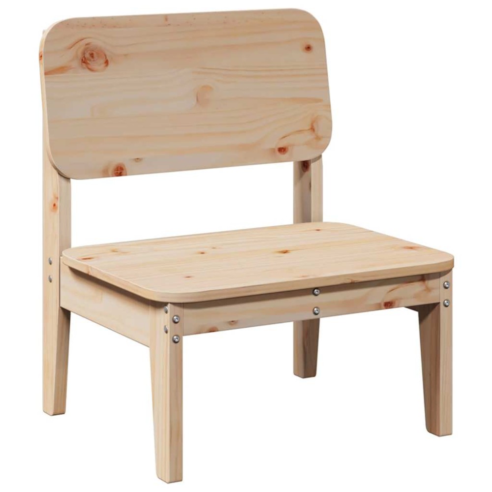 vidaXL Scaun de grădină 60x52,5x72 cm din lemn masiv de pin