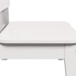 vidaXL Scaun de grădină, alb,60x52,5x72 cm, lemn masiv de pin